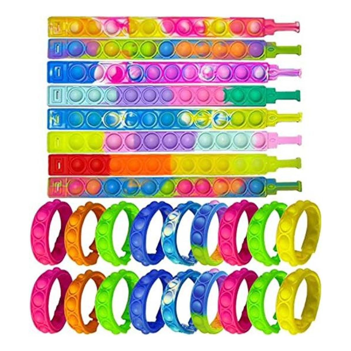 kapibarasensei 25 pulseras de juguete para la ansiedad