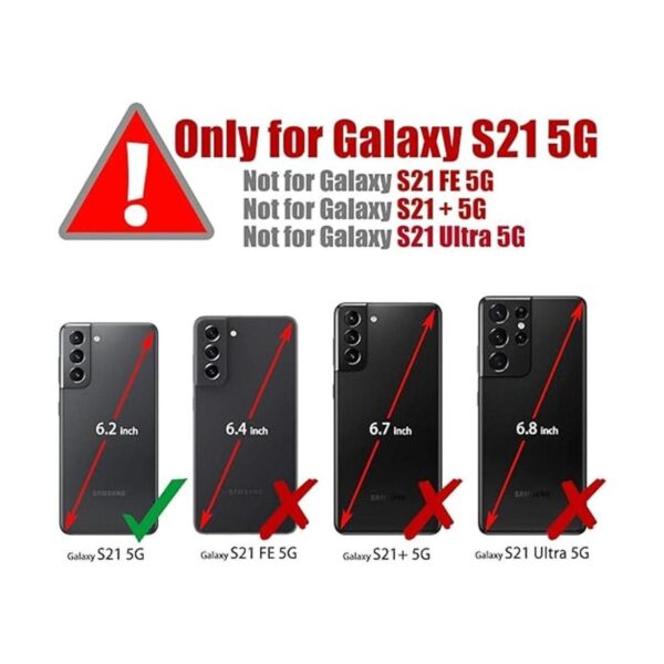 japezop Funda para Samsung Galaxy S21 5G cartera para_3