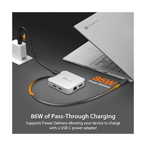 j5create Hub USB C HDMI 4K 60Hz PD de 100W 2 USBA_2