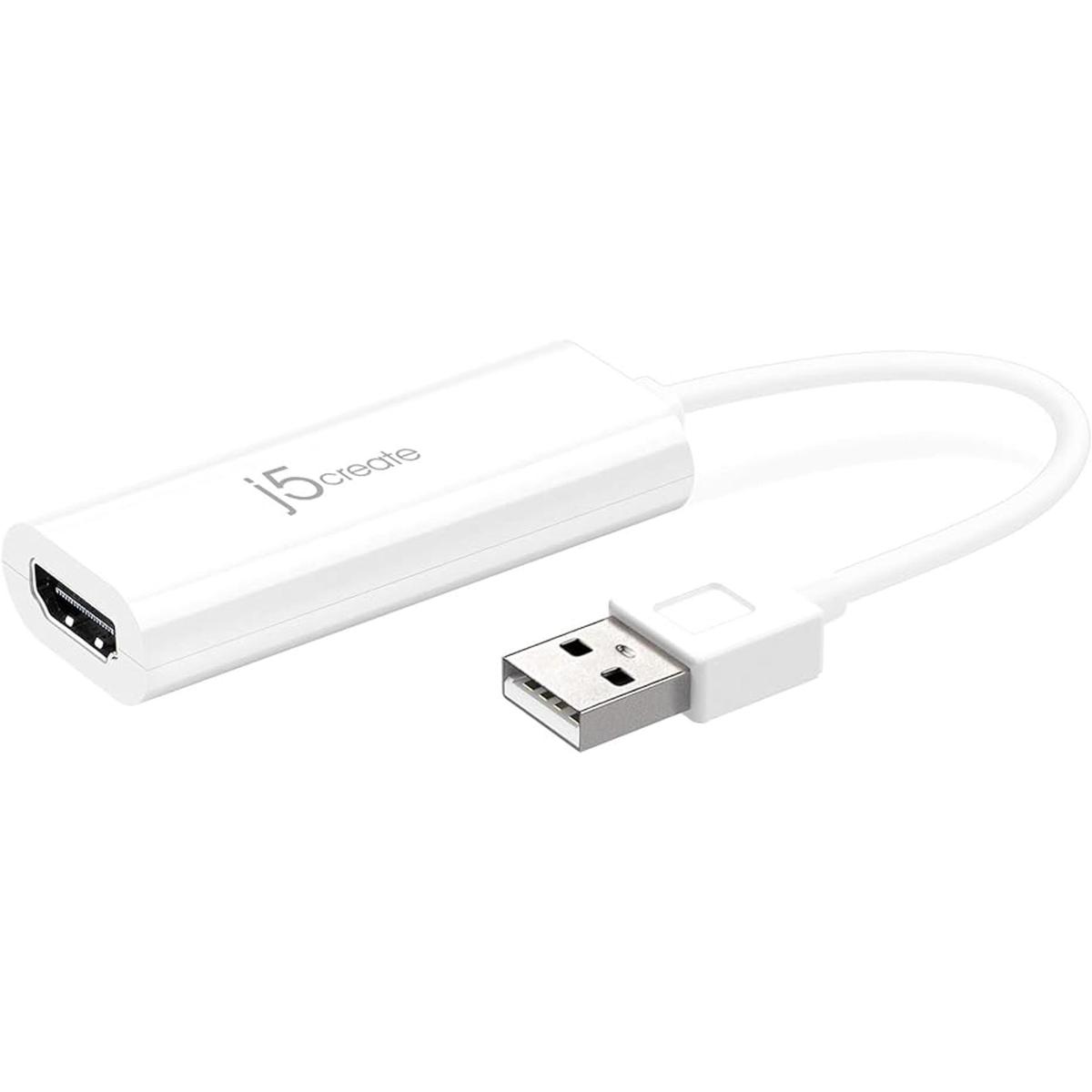j5create Adaptador de pantalla USB a HDMI adaptador de