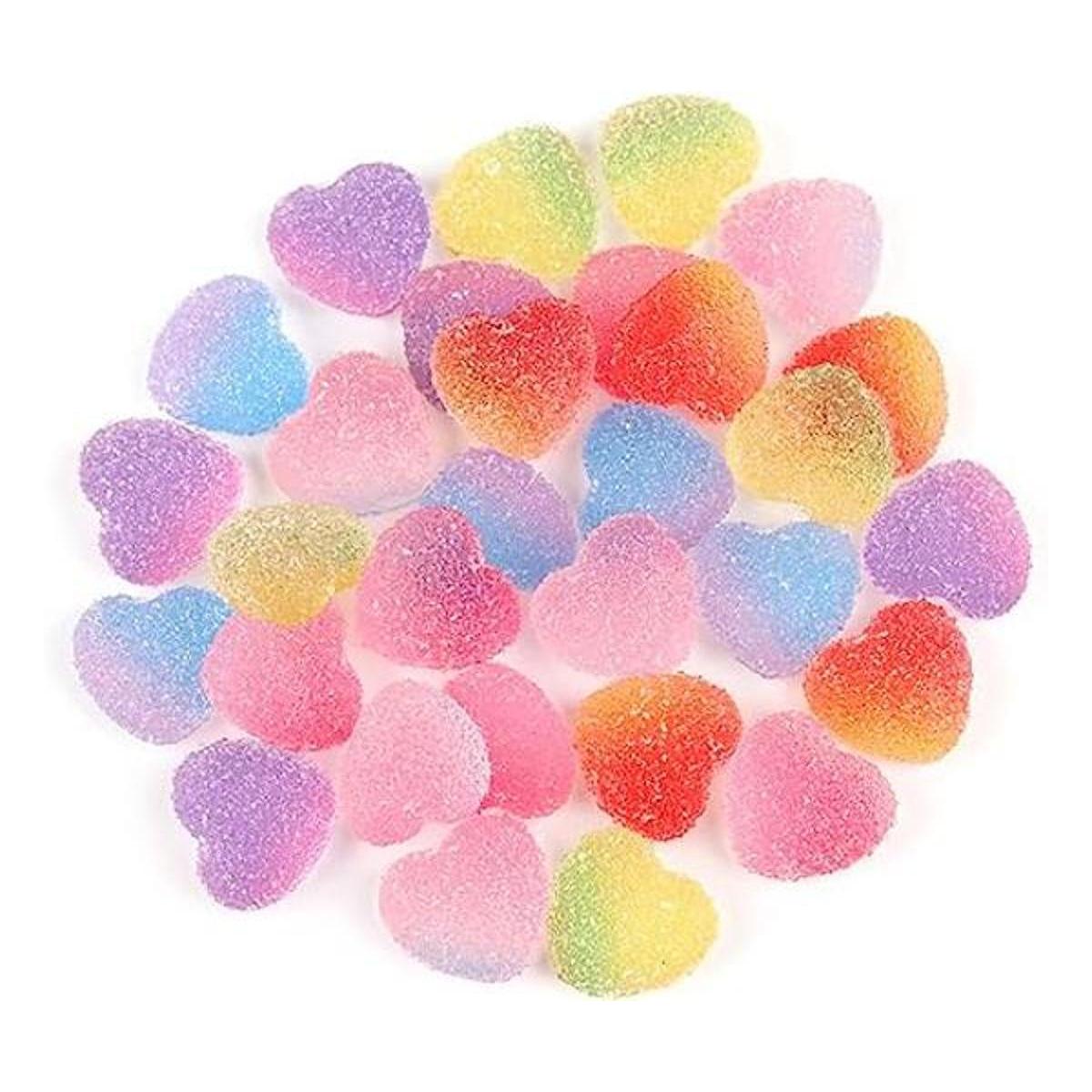 iSuperb Juego de 60 colgantes de resina de caramelo mixto