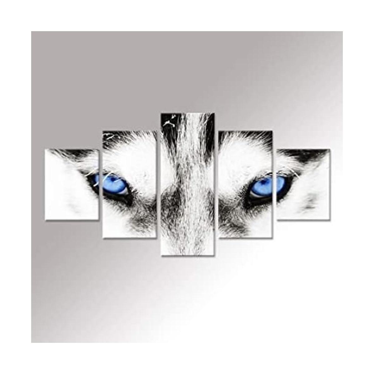 iHAPPYWALL Lienzo de lobo grande para pared diseño de