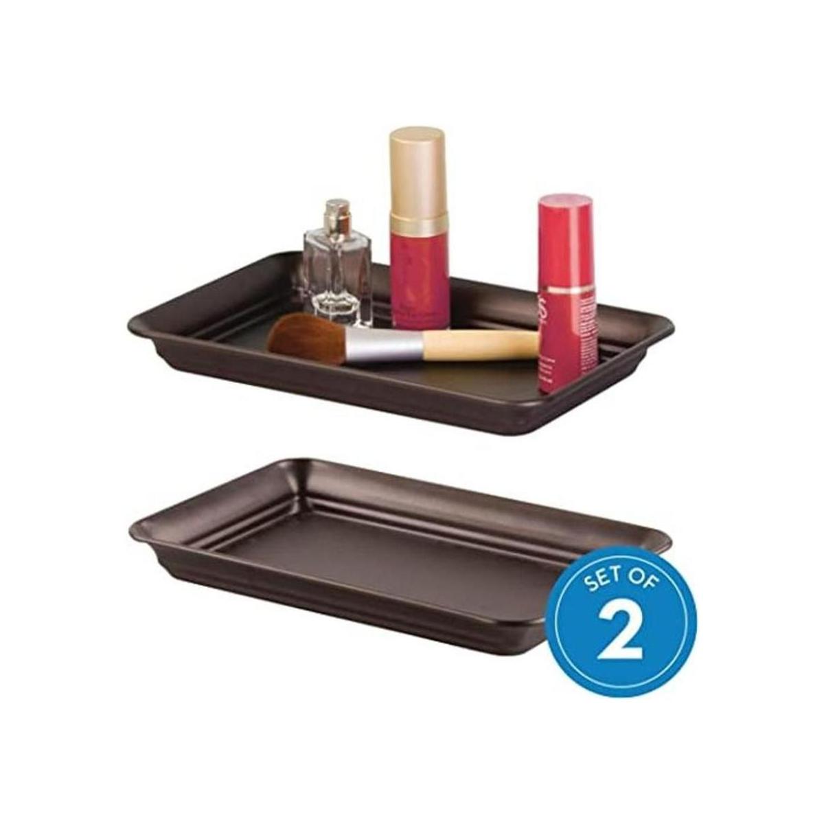 iDesign 02871M2 Bandeja para toallas de invitados juego