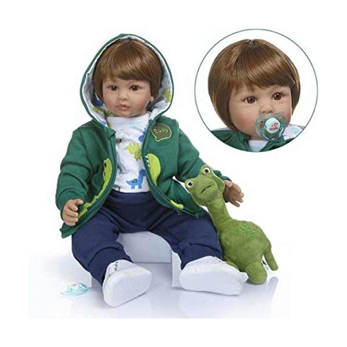 iCradle Muñeca Bebe de silicona suave Reborn de 24