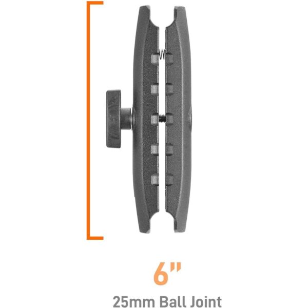 iBOLT Brazo de doble enchufe de aluminio de 6 pulgadas_2