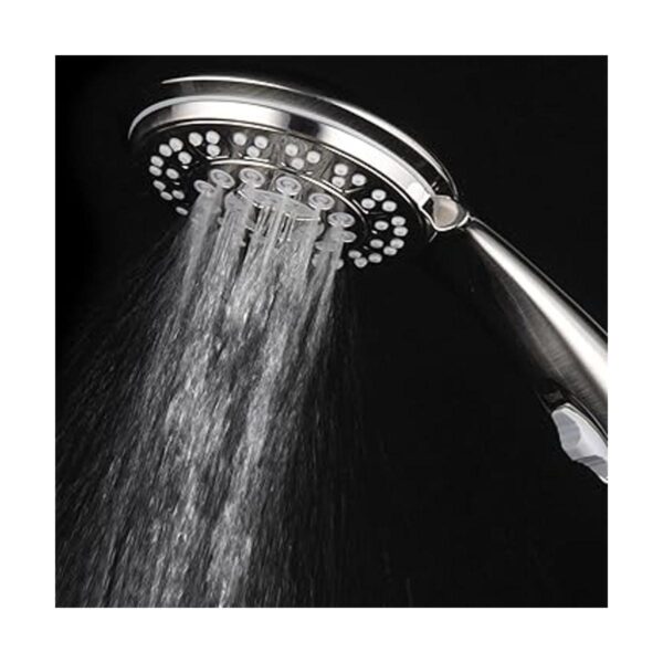 hotelspa 9setting Lujo níquel cepillado ducha de mano con