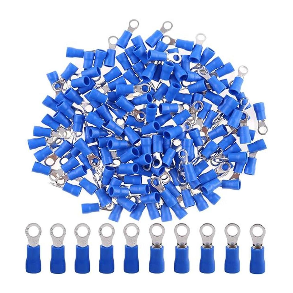 hilitchi 100 piezas 16 14 AWG terminales aislados anillo