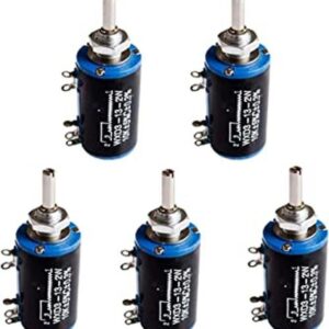 hiletgo 1pc WXD3 13 2 W 10 Kohm MultiTurn Wirewound_1