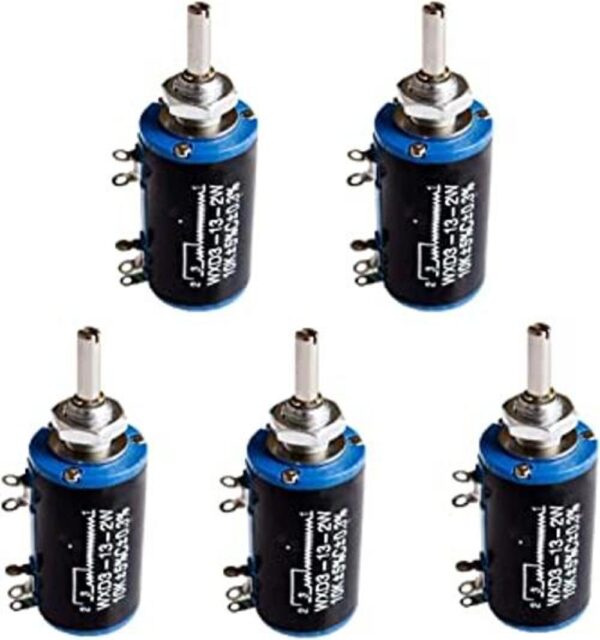 hiletgo 1pc WXD3 13 2 W 10 Kohm MultiTurn Wirewound_1