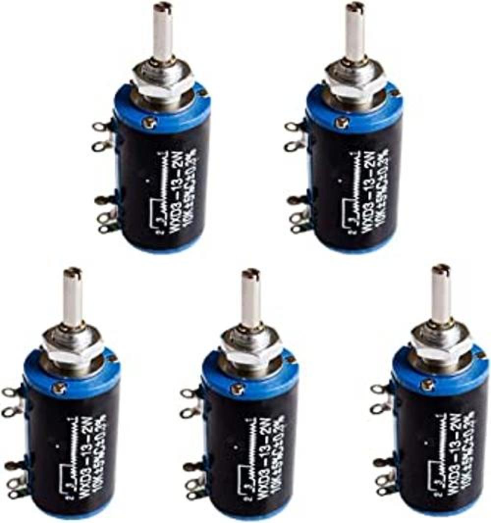 hiletgo 1pc WXD3 13 2 W 10 Kohm MultiTurn Wirewound