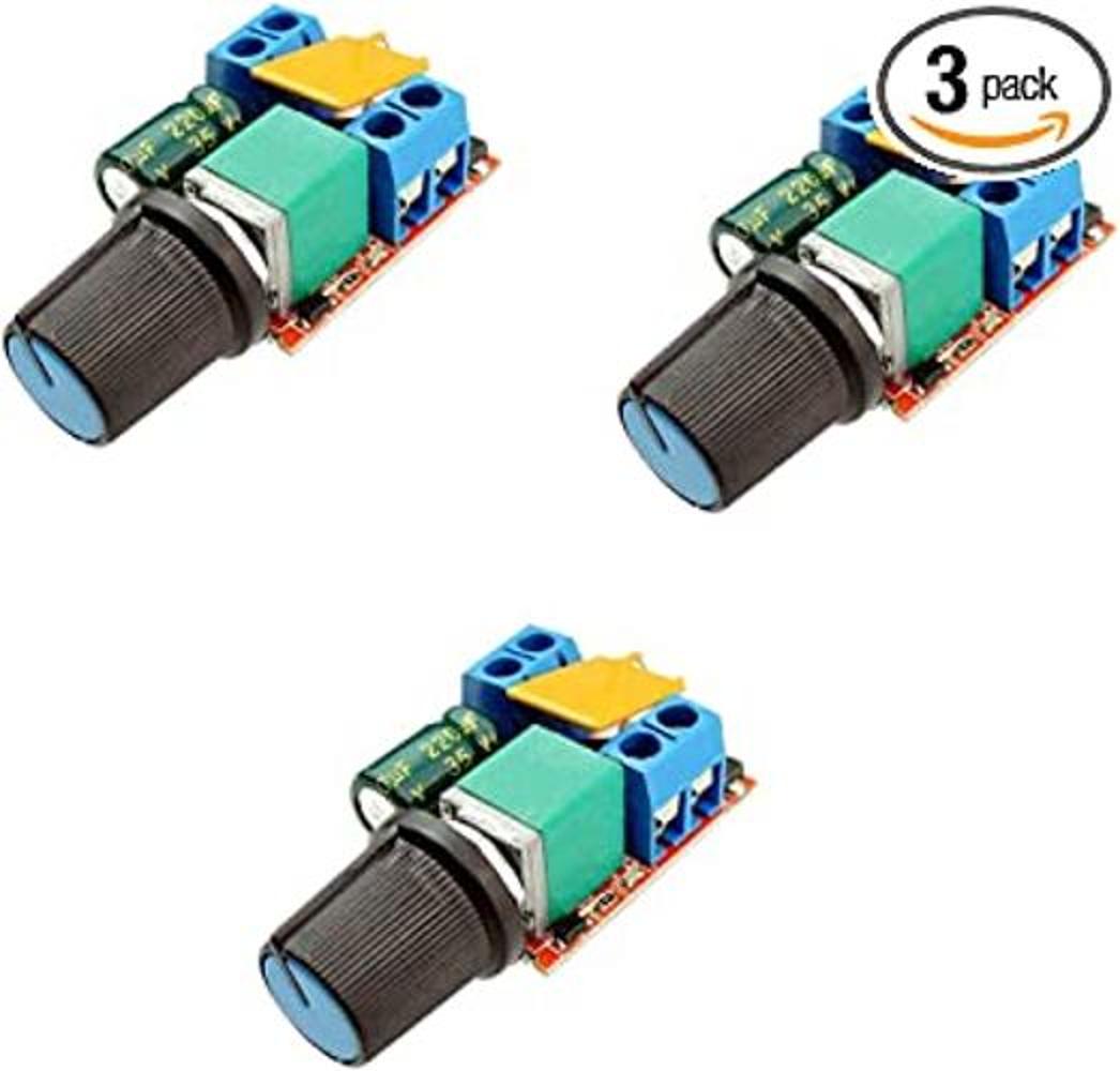hiletgo 5 A Mini DC driver de velocidad del motor PWM DC 3