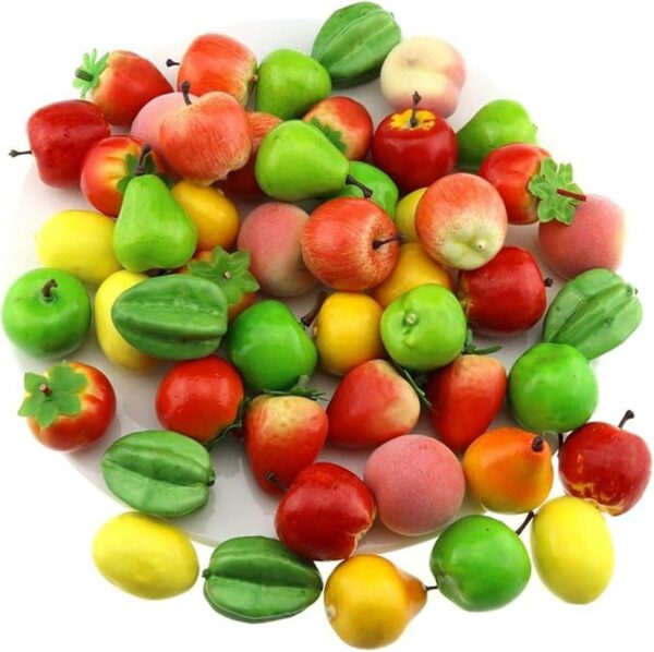 gresorth Fake Mini fruta de Apple Pear Tomate melocotón_2