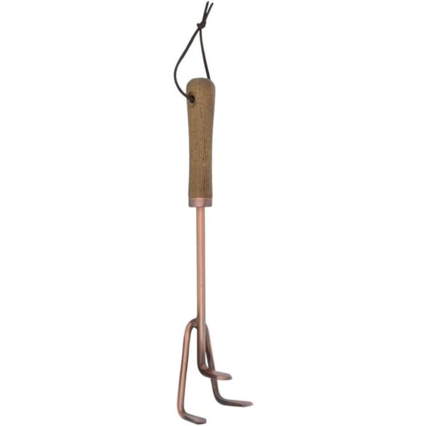 esschert design GT120 chapado en cobre rastrillo tenedor_2
