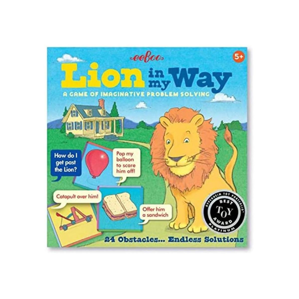 eeBoo Juego de león en mi camino
