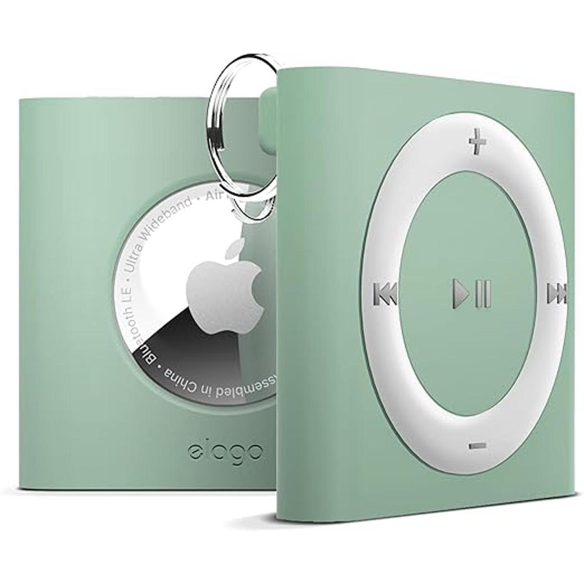 elago Shuffle Funda compatible con Apple AirTags menta