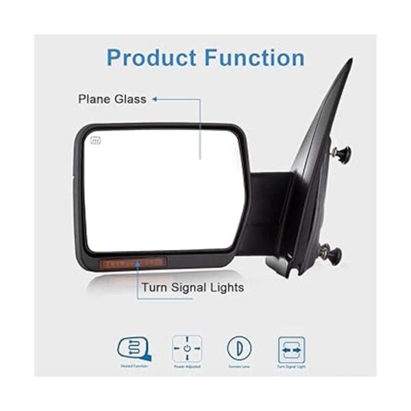 eccpp Power climatizada Turn Signal Poza Lámparas Driver_2