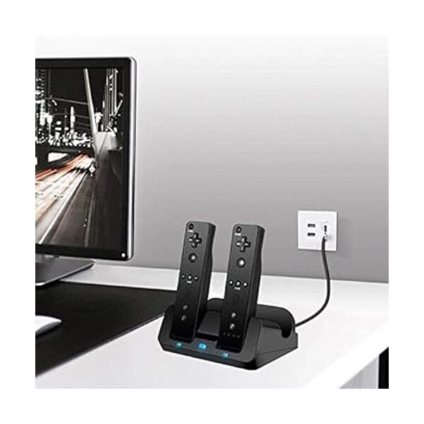 eLUUGIE 3 in 1 Charger Dock Charging Station Base for Wii_3