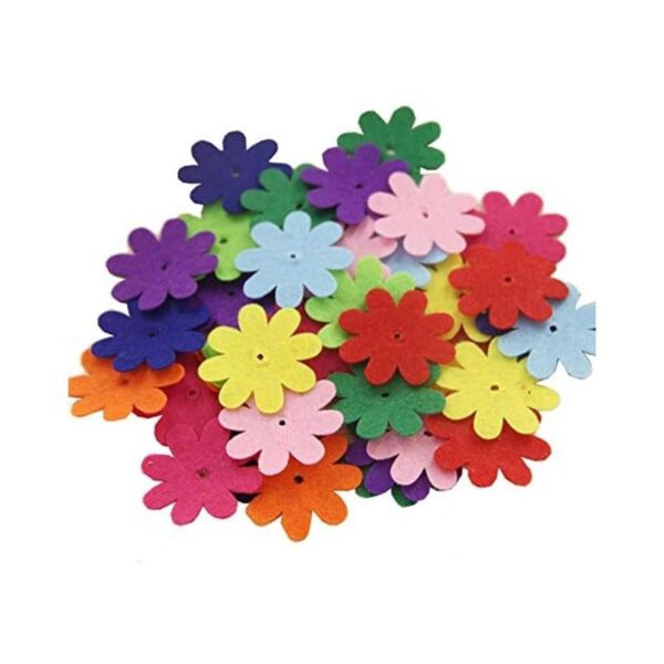 carykon 3 Estilos Flores de fieltro color surtidos 160 pcs