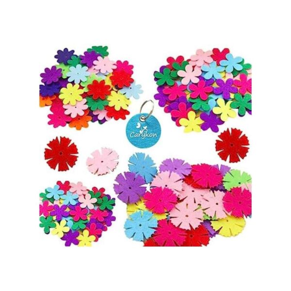 carykon 3 Estilos Flores de fieltro color surtidos 160 pcs