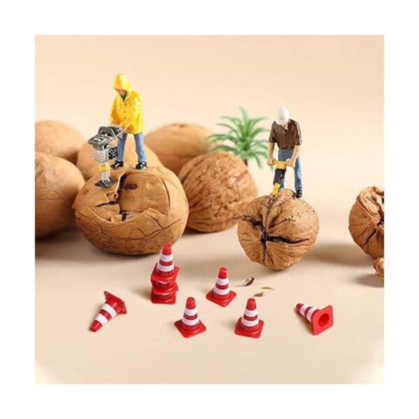 balacoo 50 piezas de cono de carretera miniatura de_3