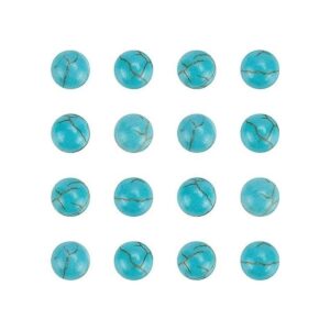arricraft 100 cabujones de piedra sintética turquesa de_1