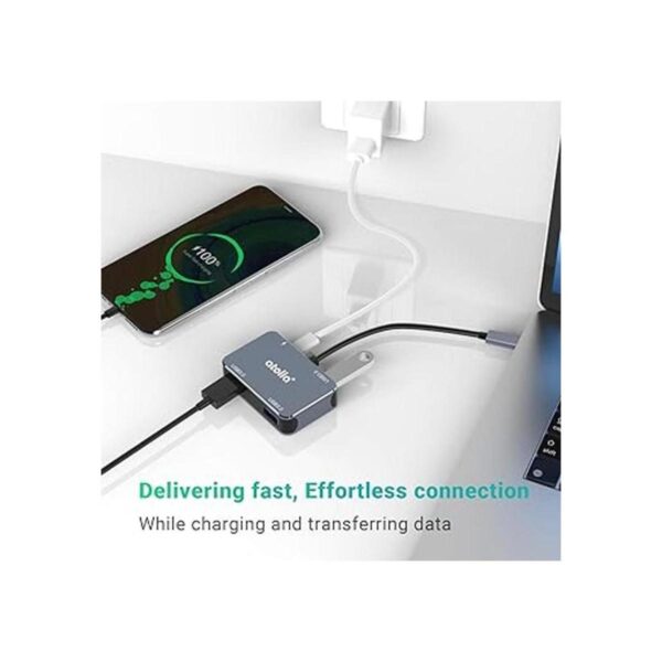 atolla USB C Hub Adaptador USB C 4 en 1 de aluminio con 3_2