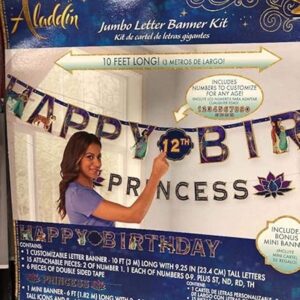 amscan Disney Aladdin Juego de carta para fiesta de_1
