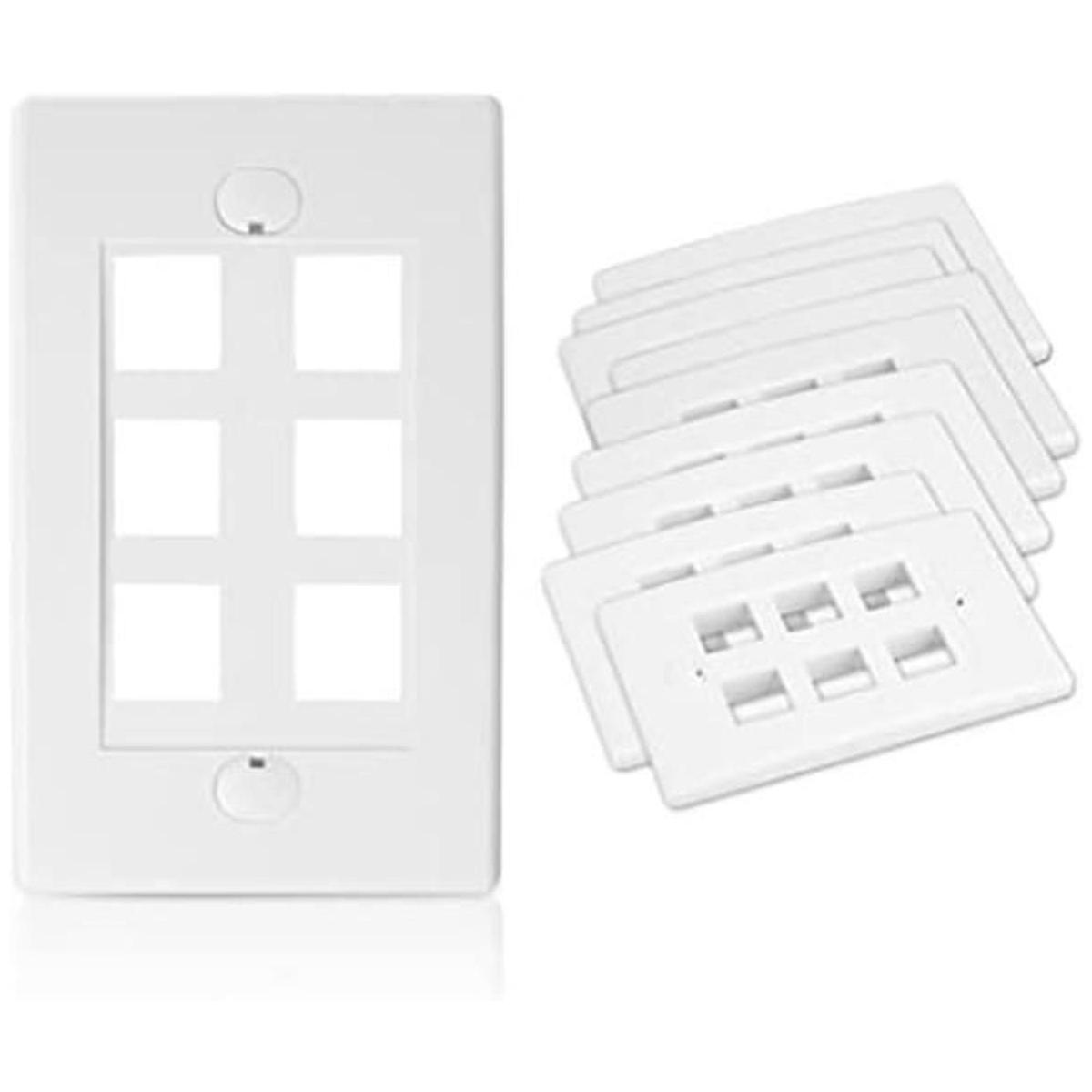 UL Listed Cable Matters Placa de pared en blanco para