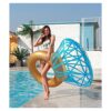 Zoostliss Flotador inflable de piscina con anillo de_6