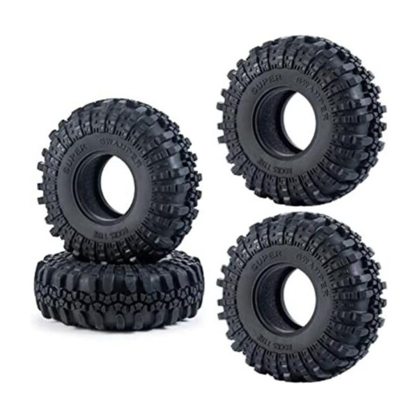 Zolikar RC Neumáticos de goma 2.2 Beadlock Ruedas 2.2