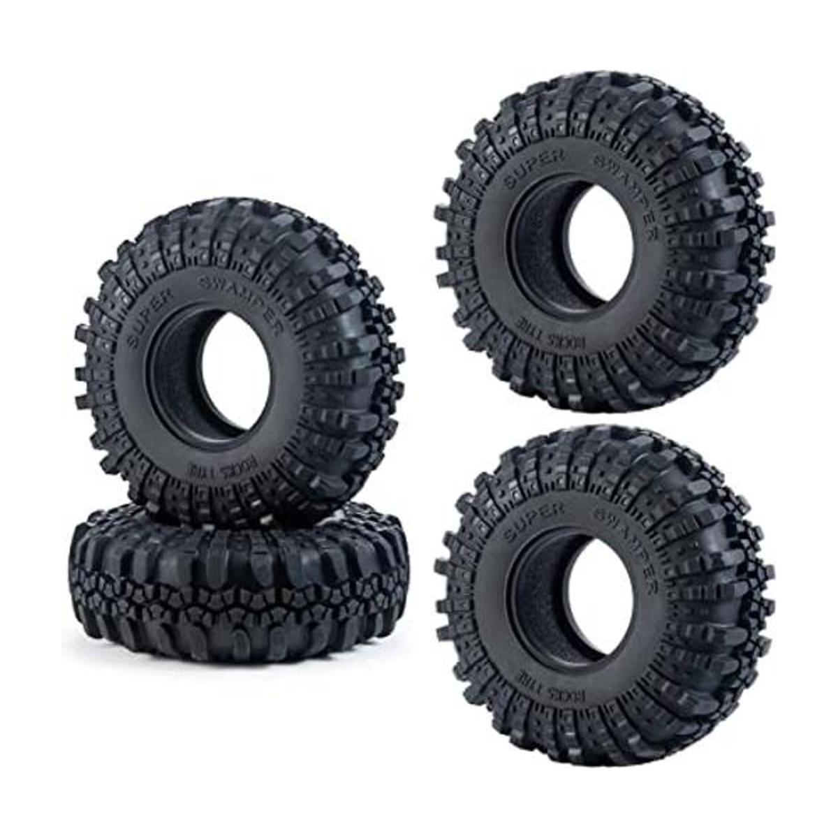 Zolikar RC Neumáticos de goma 2.2 Beadlock Ruedas 2.2