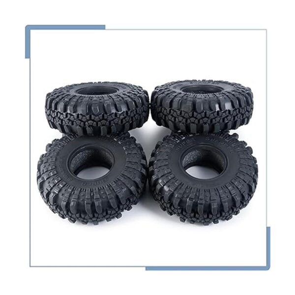 Zolikar RC Neumáticos de goma 2.2 Beadlock Ruedas 2.2