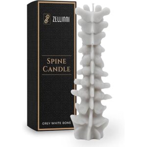 Zellinni Vela de lomo para decoración gótica vela de soja_1