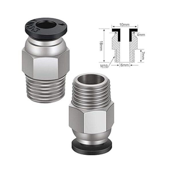 Zeelo PC4M6 Empuje neumático para conectar PC4M10 recto_3