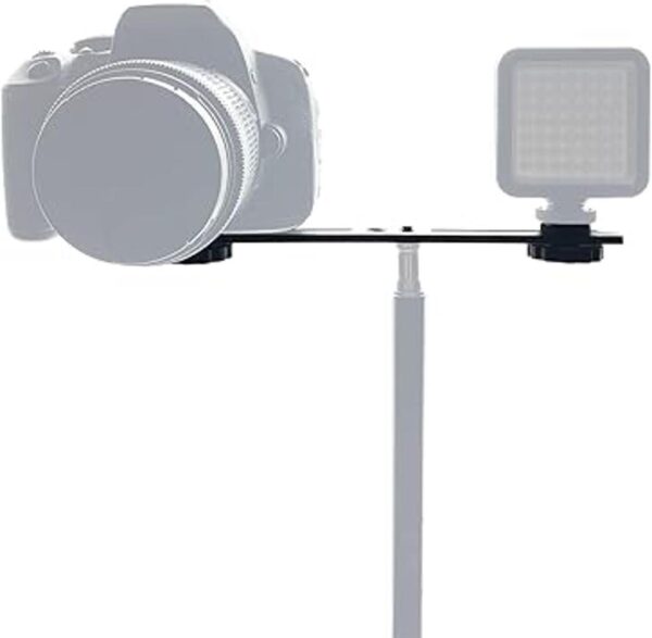 Zeetain Barra de extensión de flash dual Speedlite de 8