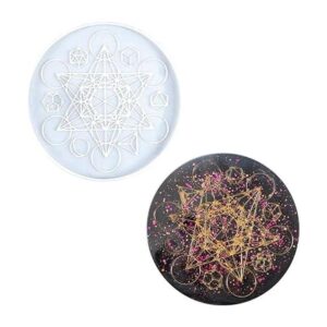 Zayookey Tarot Tapete de adivinación molde de resina