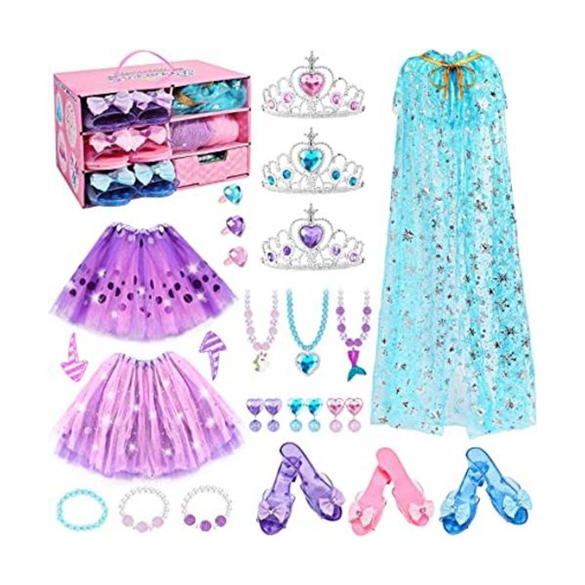 Zapatos de vestir de princesa y boutique de joyas juego