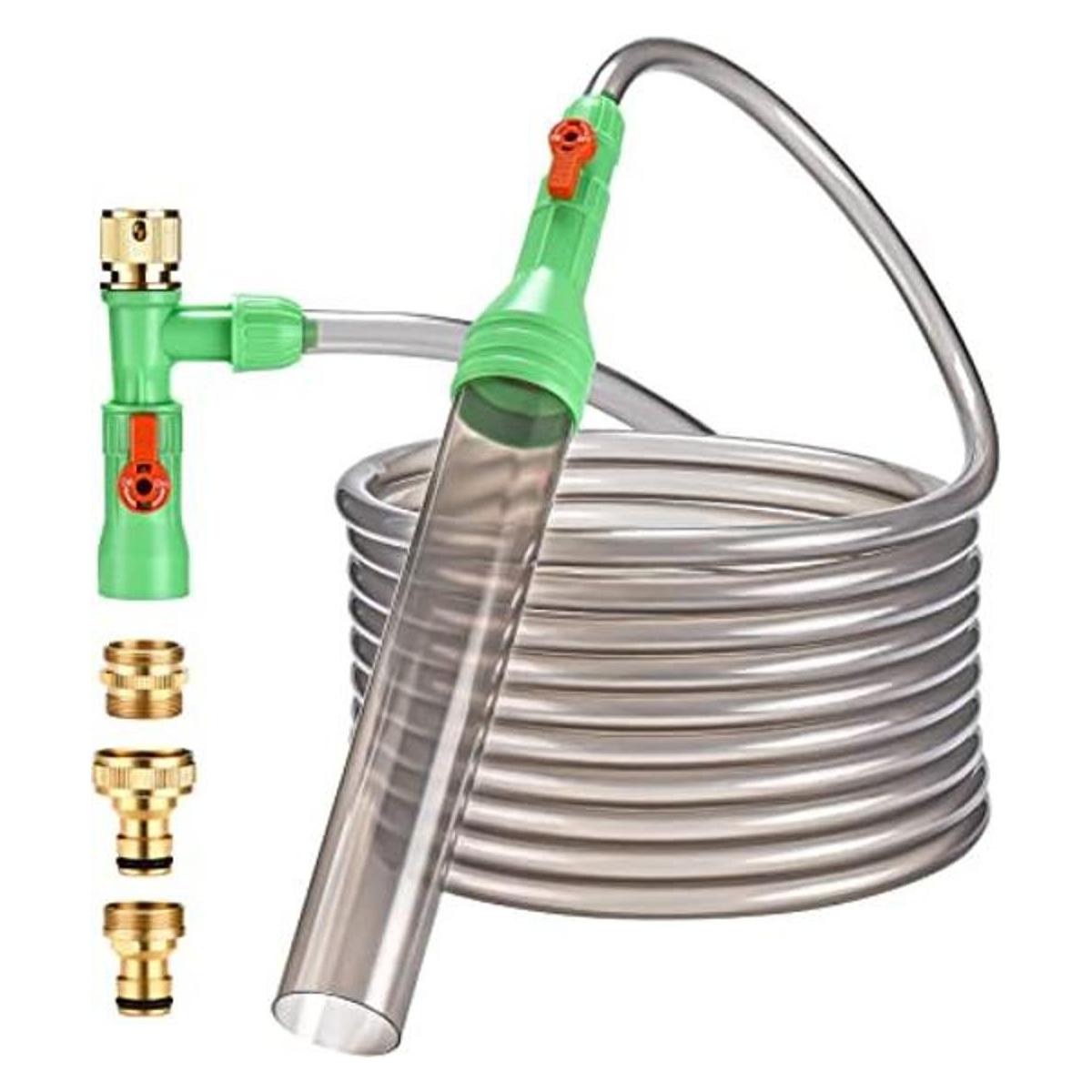 ZZM Herramientas de limpieza de peceras kit cambiador de
