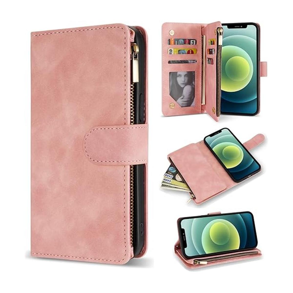 ZZXX Funda tipo billetera para iPhone 12 Mini con ranura