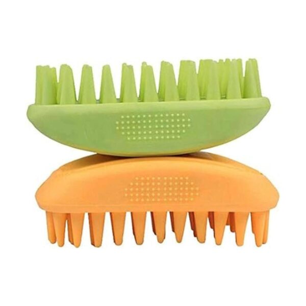 ZOOPOLR Cepillo de champú de silicona para mascotas de