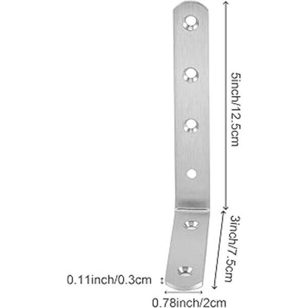 ZOENHOU 20 soportes de 5 x 3 pulgadas de largo carga