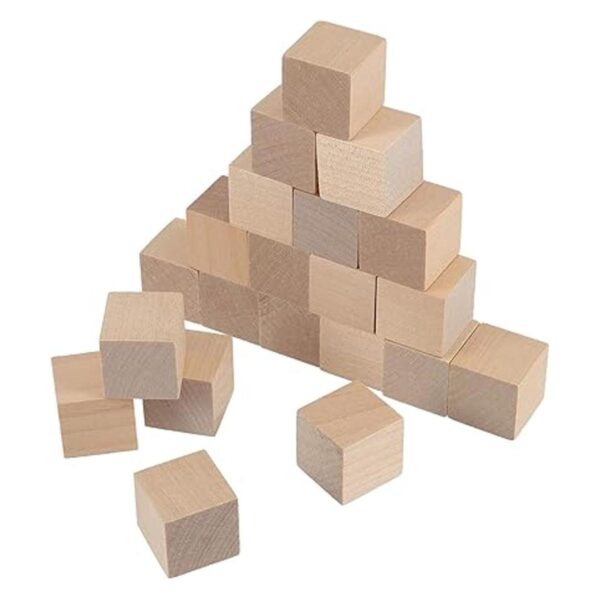 ZEONHAK 800 cubos de madera natural de 34 pulgadas mini_5
