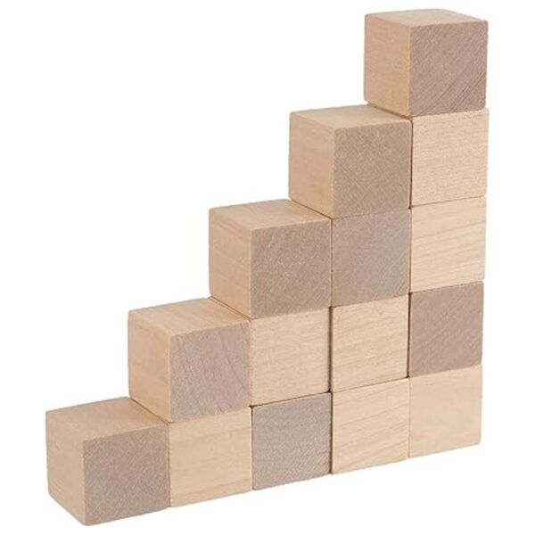 ZEONHAK 800 cubos de madera natural de 34 pulgadas mini_4