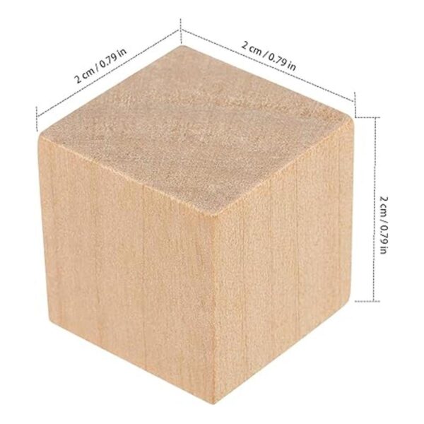ZEONHAK 800 cubos de madera natural de 34 pulgadas mini_2