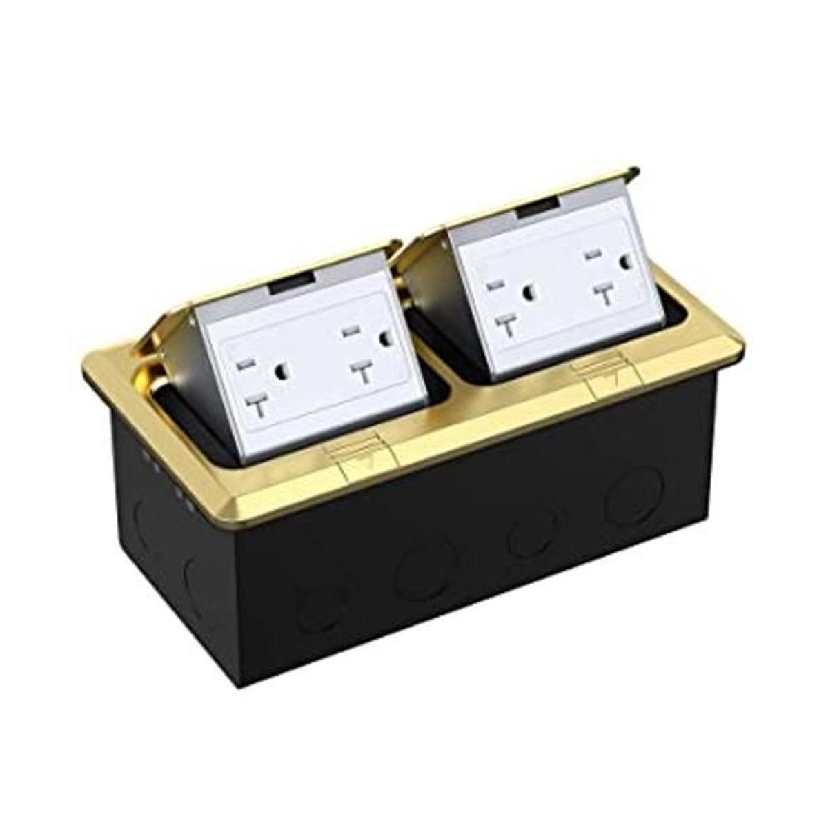 WEBANG Kit eléctrico de caja de suelo desplegable doble