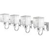 Ralbay Lámpara de tocador de cristal cromado para baño 4_2