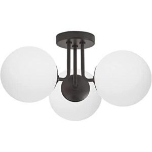 Pirxxiy Lámpara de techo semiempotrada de 3 luces color_1
