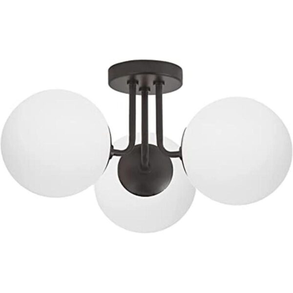 Pirxxiy Lámpara de techo semiempotrada de 3 luces color_1