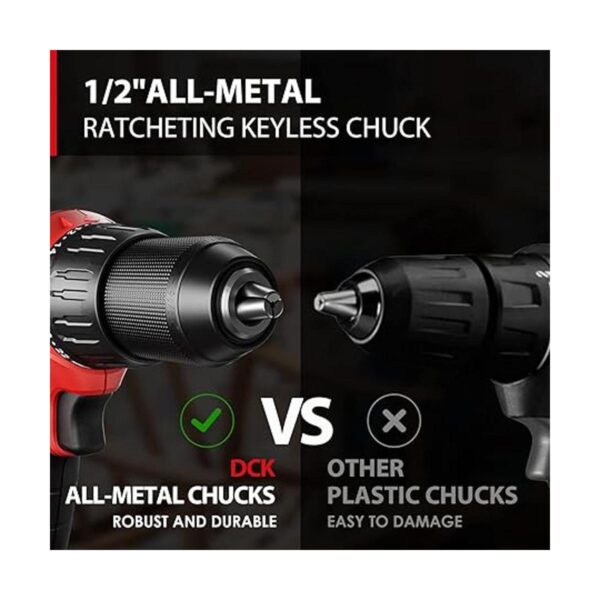 Brushless Hammer Drill DCK 20V Hammer Drill Cordless_3