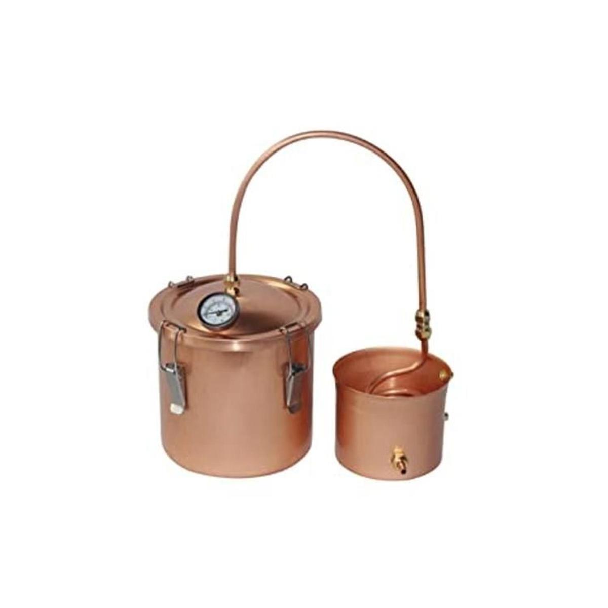 Kingsunshine Destilador de agua con alcohol almbico de